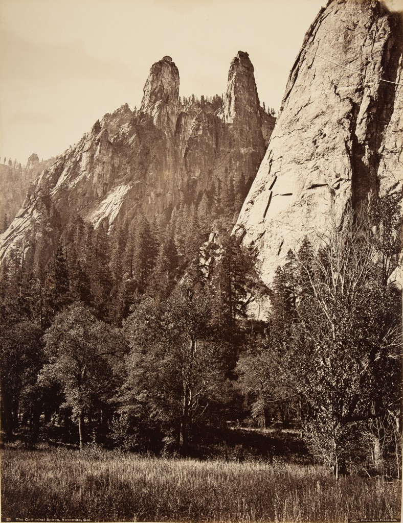 Carleton Watkins. Cathedral Spires, Yosemite -The 19th Century Rare ...