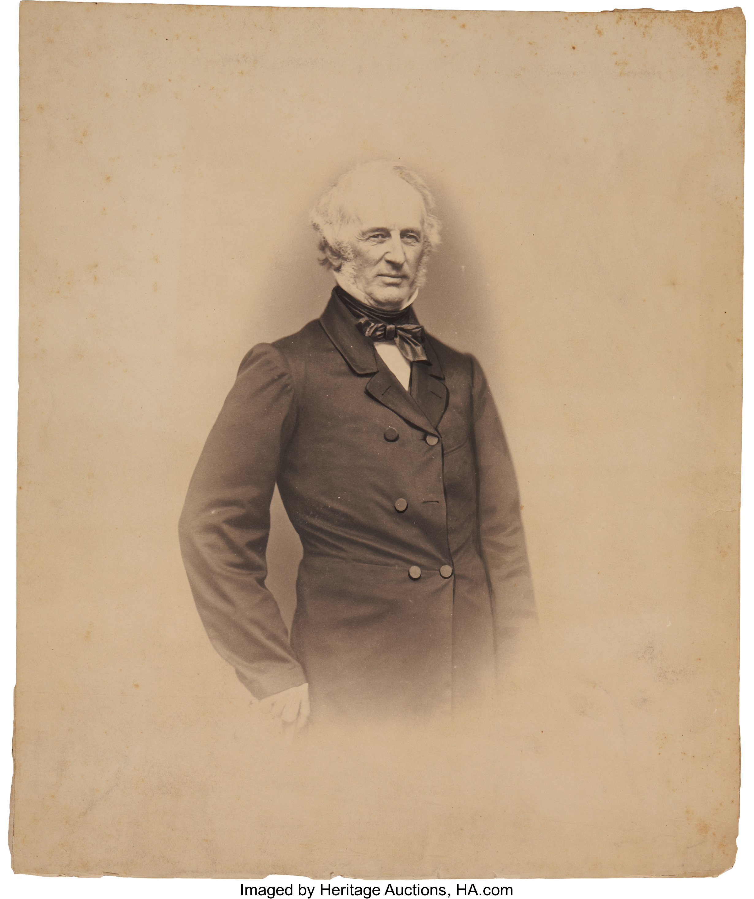 Cornelius Vanderbilt, vignetted standing portrait -The 19th Century ...