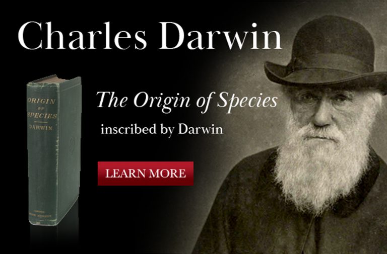 Charles-Darwin | The 19th Century Rare Book and Photograph Shop