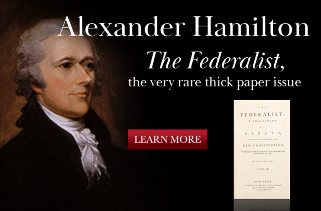 Hamilton-Federalist | The 19th Century Rare Book and Photograph Shop